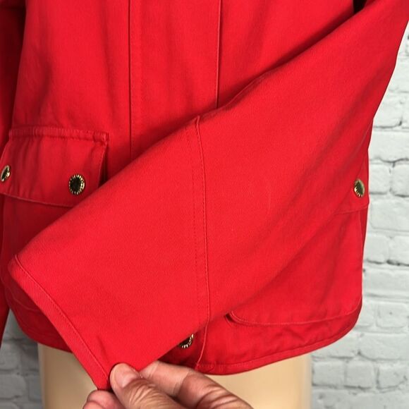 Lauren by Ralph Lauren women’s coat jacket fully lined large Red - Picture 4 of 10